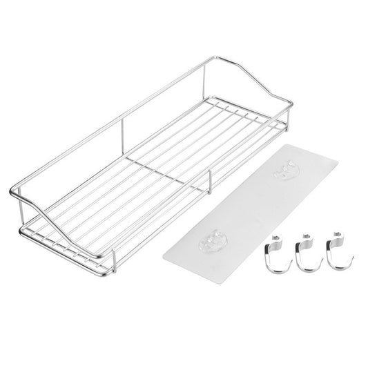 No-Drill Stainless Steel Wall Rack