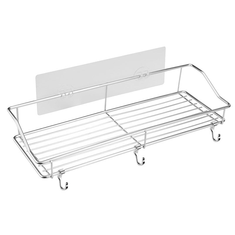 No-Drill Stainless Steel Wall Rack