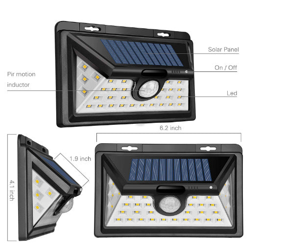 Solar Motion-Sensor Outdoor Light
